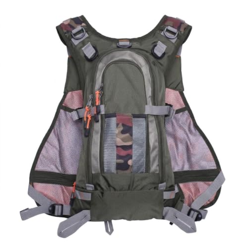 Image of Kylebooker Fly Fishing Backpack & Vest Combo- Premium Fishing Tackle Vest for Men & Women- Upgraded Design Adjustable Fly Fishing Accessory for Fishing Gear Organization