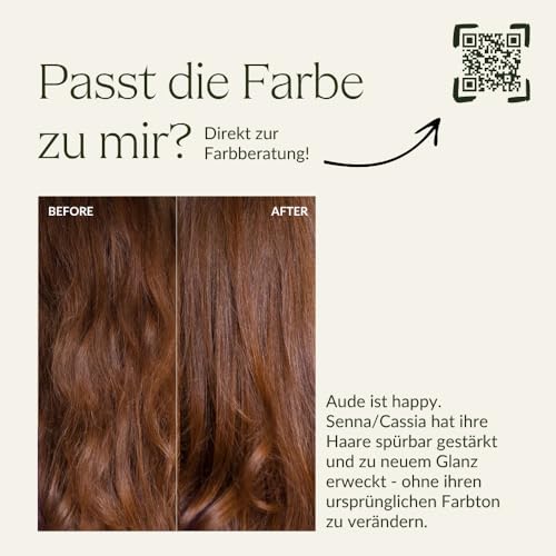 khadi SENNA CASSIA Pflanzenhaarfarbe - Farblose Intensivpflege für Glanz, Volumen und Spannkraft - Naturhaarfarbe 100% pflanzlich & natürlich - 100g