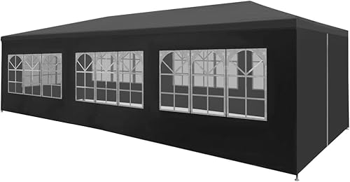 Miniatura 13 de carpas para patio, toldo de patio, tienda de campaña al aire libre, tienda de campaña de 9 pies 10 pulgadas x 13 pies 1 pulgadas, antracita,