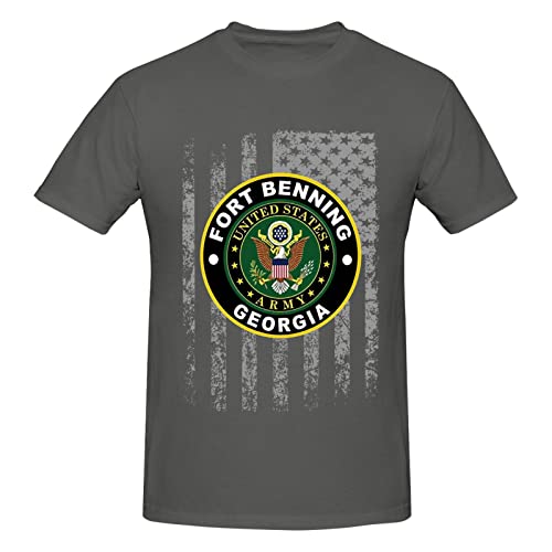 Army Fort Benning Army Base Georgia Men's Classic T-Shirt, Cotton Short Sleeve Deep Heather Xx-Large #TOP7
