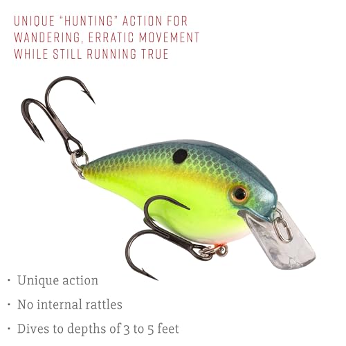 Strike King KVD 1.5 Squarebill Fishing Lure, Chartreuse Sexy Shad by Strike King - Used condition - Image 4