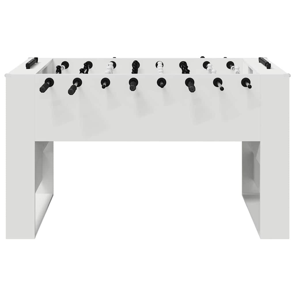 Generico Tavolo da Foosball Bianco Legno Multistrato