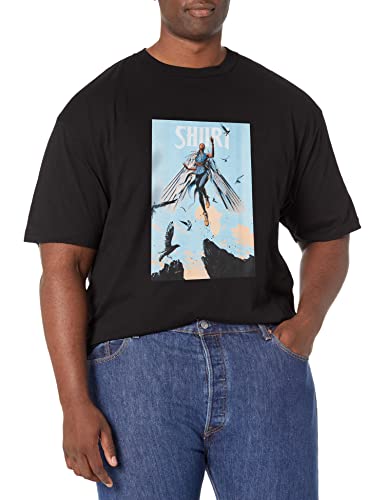 T-shirt Shuri Marvel noir homme grande taille 4XL vêtement manches courtes