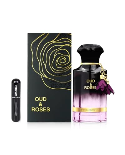 Oud & Roses Extrait de Parfum 60 ml, Perfume Árabe Unisex de...