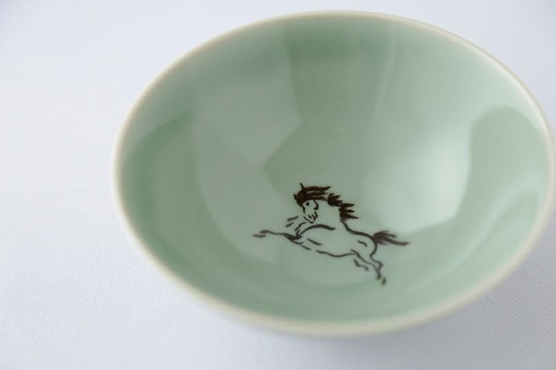 The rice bowl, Made in Japan, Cobalt blue, small