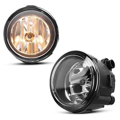 YITAMOTOR Fog Lights Compatible with 2011 2012 2013 Rogue 2014-2015 Rogue Select 2007 2008 2009 2010 2011 Versa 2009 2010 2011 2012 2013 2014 Murano 2014-2015 Infiniti QX50 Fog Lamps