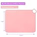 ME.FAN Silicone Placemats for Kids Baby Toddlers Non-Slip | Tablemats Stain Resistant Anti-Skid Reusable Dishwasher Safe Table Mats | Portable Food Mat Travel Set of 2 (Purple-Pink)