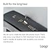 Loop Mount Universal Bike Phone Holder – 360° Rotating Metal Bicycle Phone Mount for iPhone & Samsung – Secure Handlebar Clamp, Durable, Shockproof, Fits All Standard Handlebars - Silver