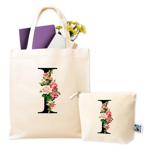 Tote Bag - Borsa Personalizzata - Borsa Tela con Iniziale