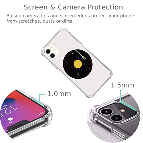Pvflefkr Retro Dj Vinyl Record Case For Iphone 11,Music Album Art Case For Iphone 11, Cool Tpu Bumper Case Cover #TOP3