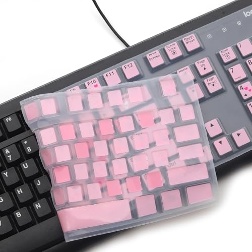 Housse de clavier silicone Logitech K120 MK120 US de bureau - 6