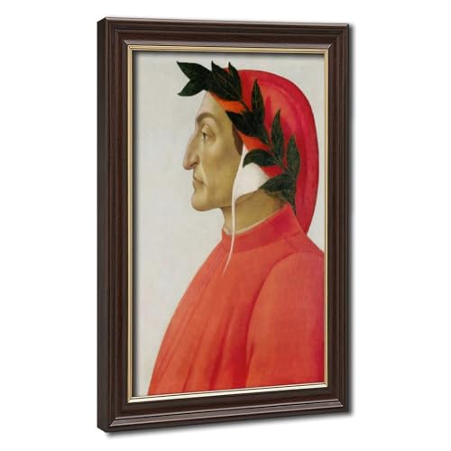 Cadre à suspendre Dante Alighieri pour grand tableau de salon
