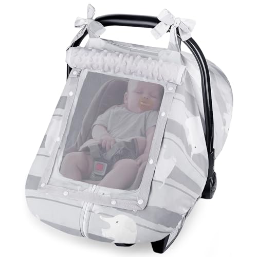 FIOBEE Car Seat Cover with Mesh Window