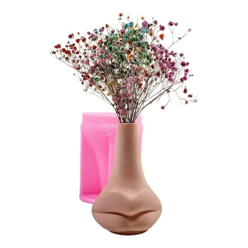 Moules vase à bouche en silicone pour décorations de maison - 4