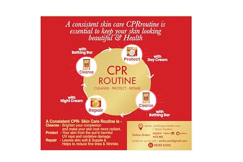 AURLIA 24K gold ayurvedic day cream enriched with kumkumadi oil - Image 3