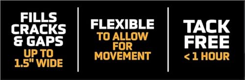 Sika 621653 Flex-410 Asphalt Sealant, Black, Self-Leveling Hybrid Sealant For Filling Cracks thumb #7