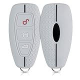 ANGENEHME HAPTIK: Mit seiner strukturierten Oberfläche fühlt sich das Auto Schlüsselcover nicht nur angenehm an, sondern bietet auch umfassenden Schutz für das Schlüsselgehäuse, da es strapazierfähig und belastbar im täglichen Gebrauch ist.