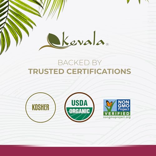 Kevala Organic Coconut Butter - Nutritious Addition to Baking and Cooking, Made in USA, Creamy Spread for Toasts and Desserts, Ingredient for Homemade Skincare and Haircare Cosmetics, Bulk Size, 8 lb