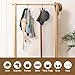 ZEDODIER Belt Hanger, Belt Rack Closet Accessories Organizer, Maximum 24 Storage Capacity, Hanging Holder Storage Hook for Belt, Bra, Tank Top, Tie, Scarf, Purse, Black