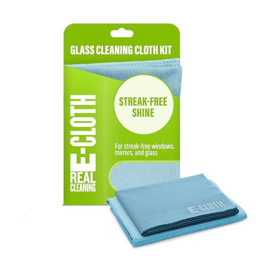 E-Cloth Window Cleaning Cloth Kit - Reusable Durable Towels,...