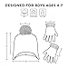 Disney Boys Winter Hat And Kids Gloves Set, Big Hero 6 Beanie For Ages 4-7