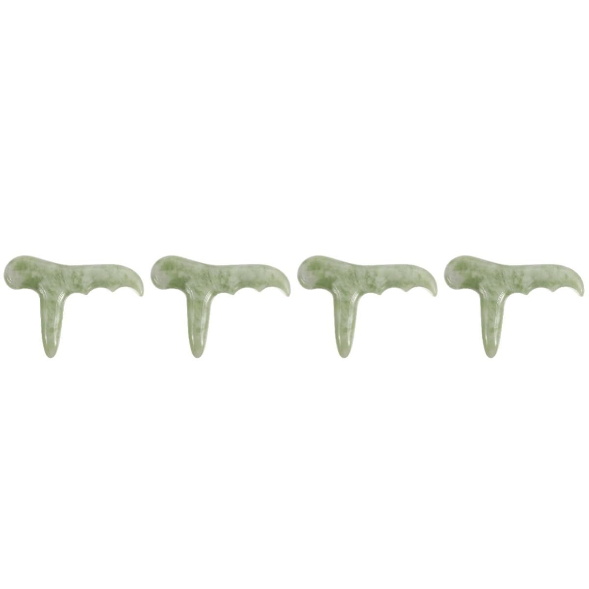 Healvian 4piezas Masajeador De Pies De Jade Herramienta Acupuntura y Reflexología Masajeador Manual Para Aliviar Dolores y Relajar Para y
