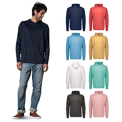 Image of MV Sport SPF Sun Shirts for Men Long Sleeve UV Protection Shirts - UPF 50 Sun Hoodie
