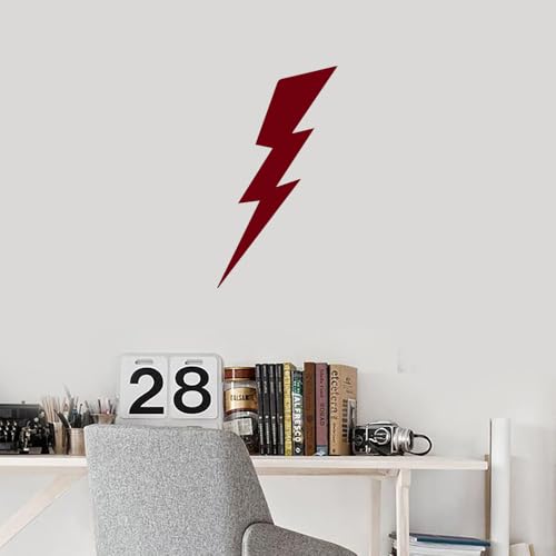 Image of Lighting 1 (Burgundy) (Set Of 2) Premium Waterproof Vinyl Decal Stickers For Laptop Phone Accessory Helmet Car Window Bumper Mug Tuber Cup Door Wall Decoration