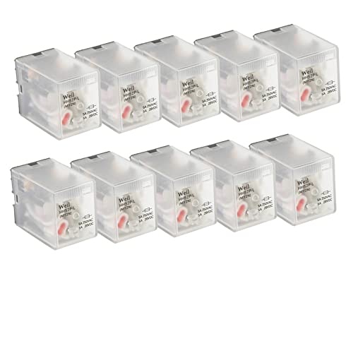 Relais électromagnétique MY2NJ 24V AC, lot de 20 micro DPDT 8 broches pour circuit
