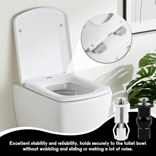 TNEDFOD 4 Stück WC Sitz Befestigung von Oben Toilettensitz Behoben, Expansionsschraube Toilettensitz Befestigung für Toilette Top Montage Schrauben Zubehör, Robustes Schraubenset für Toilettensitze