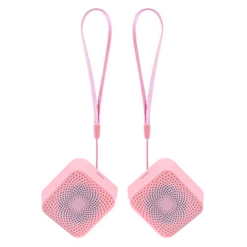 Lot de 2 mini enceintes sans fil TWS avec son stéréo HD pour extérieur, maison, bureau, voyage, fête et cadeaux.