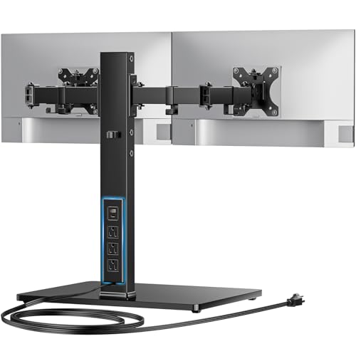 HUANUO Power Outlet Mount for the Best dual monitor setup guide
