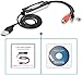 DIGITNOW! USB 2.0 Digital Audio Capture Card for Vinyl Records Win7/8/10and Mac OS,Audio Grabber for Cassette Tapes to mp3 Converter