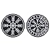 Viking Vegvisir Compass 2pc Bundle Set Patch- Hook Fastener Backing B324