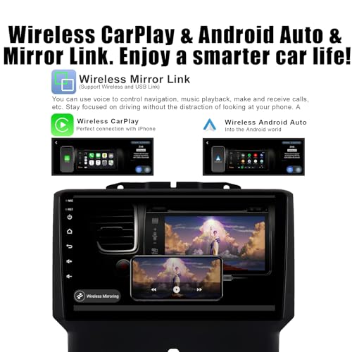 Radio para Dodge Ram 1500 2013-2018 con pantalla 9" HD miniatura 3
