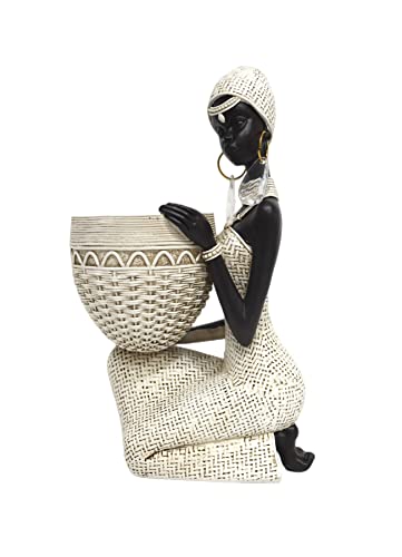 Lescafita African Statues And Sculptures For Home Decor, Tribal Art Figurines For Living Room Decorations, Gold Vintage Aesthetic Ornament For Bookshelf And Tables, Housewarming Gifts For Women #TOP28