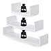 SONGMICS Set de 3 Estantes de Pared, Estantes Flotantes, 30/45/60 cm, Decorativos,...
