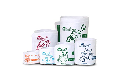 Universal Veterinary Blood Pressure Cuff Pack for Monitors with a 7/8" Diameter Blood
