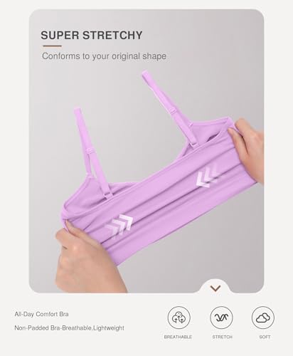 Image of Lover-Beauty Bralettes for Women Wireless Stretch Unlined Everyday Bra