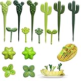 [28 PCS] Abruga Premium Food Picks, Fruit Forks, Reusable Bento Picks, Fruit Toothpicks, Cocktail Picks with BPA Free for Kids Lunch Accessories, Bento Box, Sandwich Box Decor Party Supplies