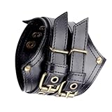 Einzigartiges Design, Rindsleder, einzigartiges Design, Leder-Accessoire für Trendsetter und Musik-Fans