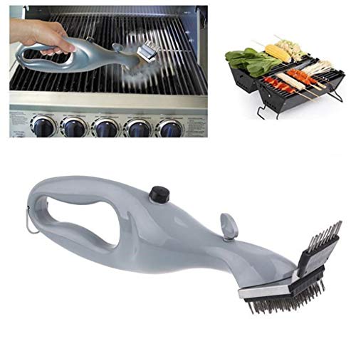 Bestting Barbecue Stainless Steel Cleaning Brush,Brush and scraper for outdoor Grill Cleaner with Steam Power Bbq Accessories Kitchen Tools