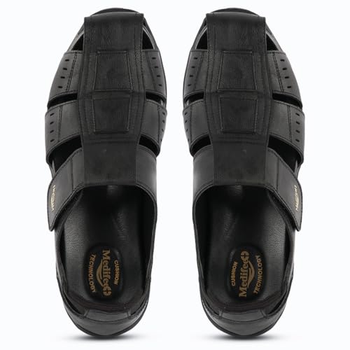 Image of Medifeet Orthopedic Fisherman Ankle Strap Sandals for Men's