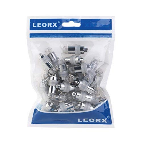 Leorx - 30 lampadine LED, luce bianca, senza