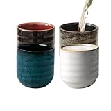 Entretien et nettoyage faciles : Dotées d'une glacée lisse et vitrifiée à haute température, ces tasses en céramique se nettoient avec une extrême facilité après chaque utilisation. Ce gain de temps dans l'entretien préserve leur aspect impeccable pour de nombreuses années, que ce soit pour un usage informel ou des cérémonies de thé plus formelles.