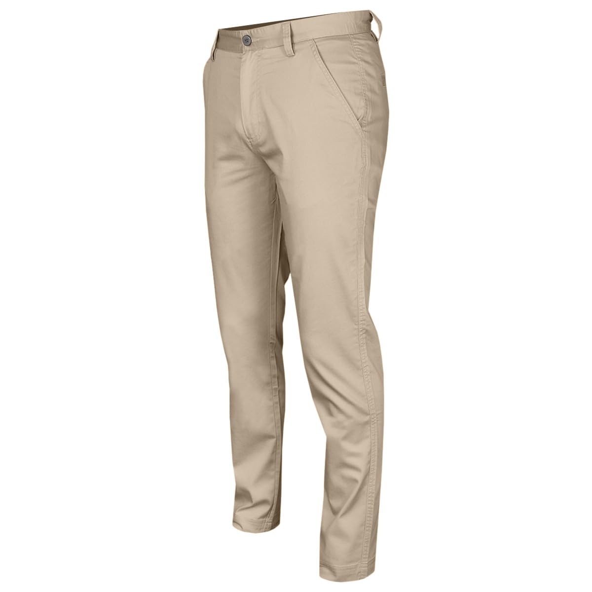 Calvin Klein Men's Stone Campus Chino Wicking Stretch Trousers - 40L