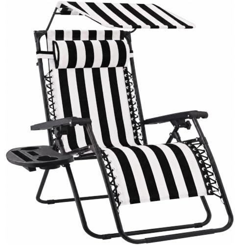 Best Choice Products Zero Gravity Chair Recliner w/Canopy Shade