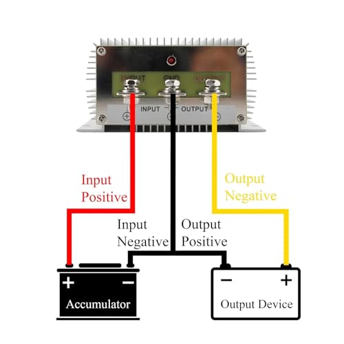 Convertisseur CC 24V vers 13.8V 80A boîtier régulateur haute efficacité - 2