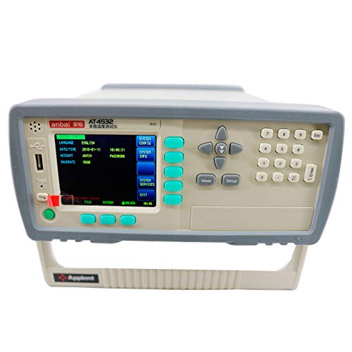 Tongbao AT4532 Digital 32 Channels Temperature Recorder Meter Temperature Data Logger with TFT-LCD Display Thermocouple Data Logger -200 Degree to 1300 Degree