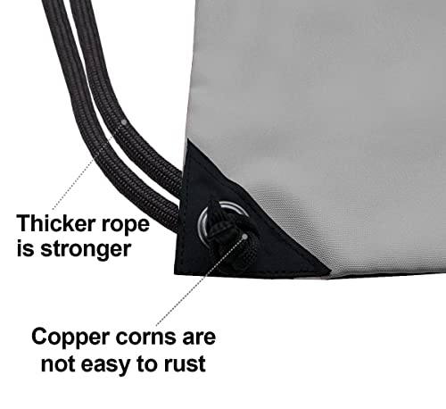Image of HOLYLUCK Drawstring Backpack Bag Sport Gym Sackpack
